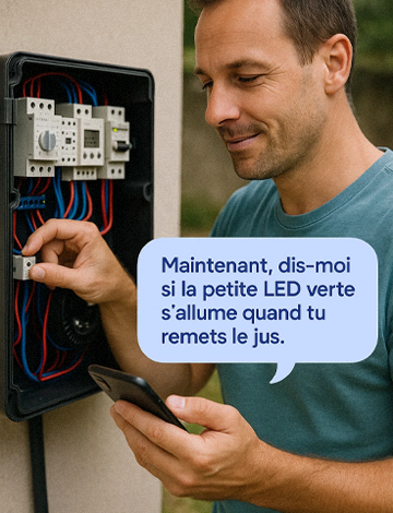 Coffret éléctrique piscine