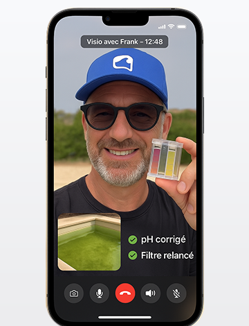 Eau verte piscine